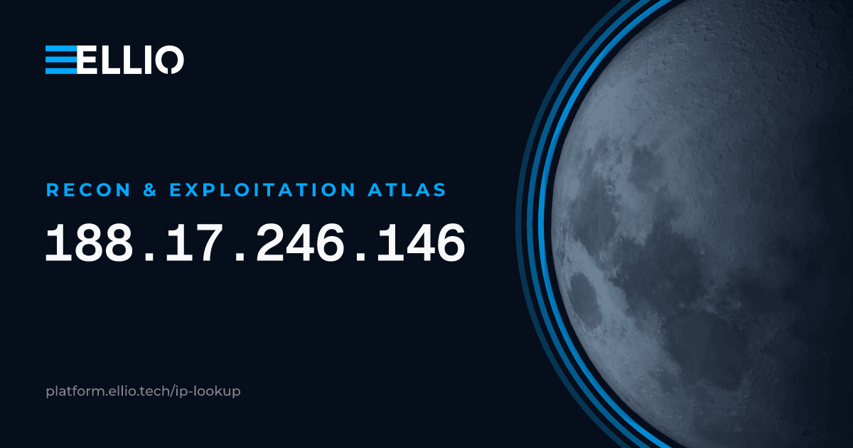188.17.246.146 - Threat Intelligence | ELLIO